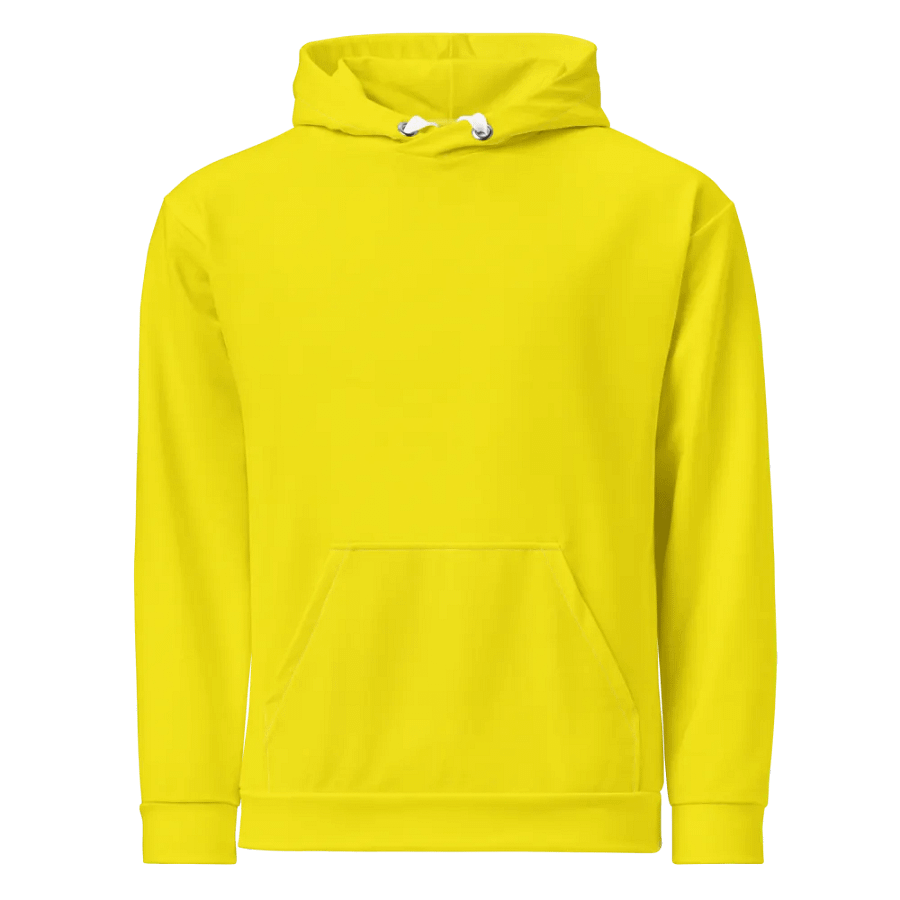 Sunshine Yellow Blank Canvas Hoodie product image (1)
