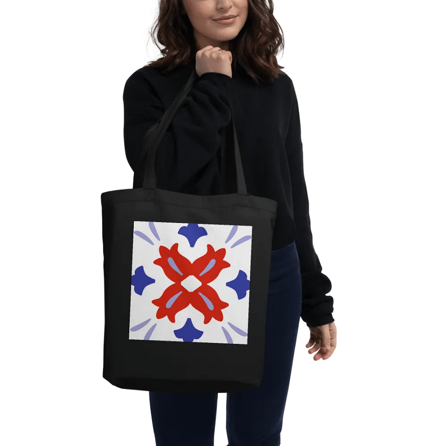 KawaiKitten Black Tote Bag product image (2)