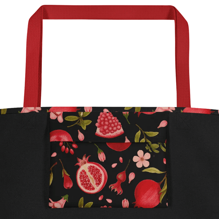 Pomegranate - Large Tote Bag w/ Pocket product image (5)