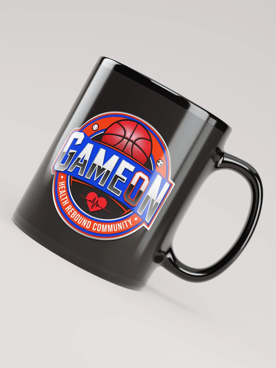Game On Black Glossy Mug product image (8)