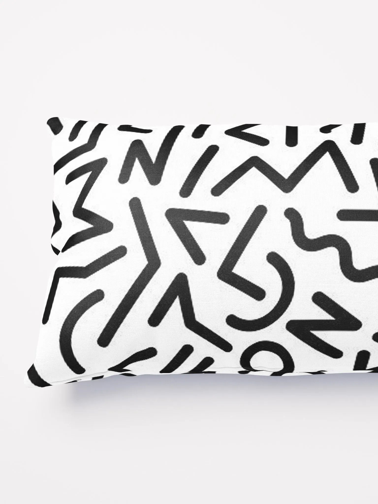 Funky Pattern B&W cushion product image (3)