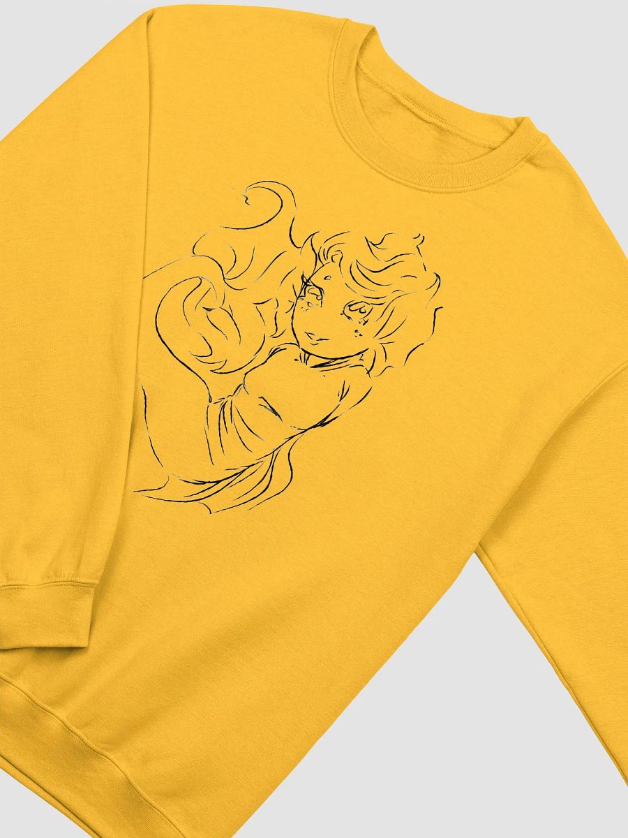 Mermaid Black Outline, Sweatshirt product image (3)