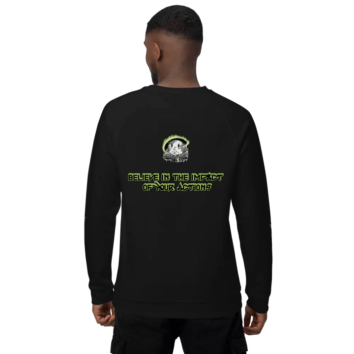 Believe in the Impact of Your Actions 'Save Me' SOL'S Unisex Organic Raglan Sweatshirt | Sustainable Comfort with a Message product image (1)