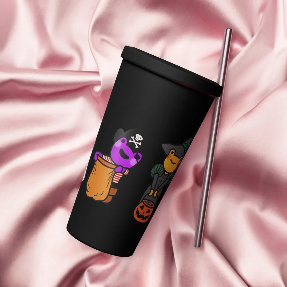 Frogoween Matte Black Tumbler product image (7)