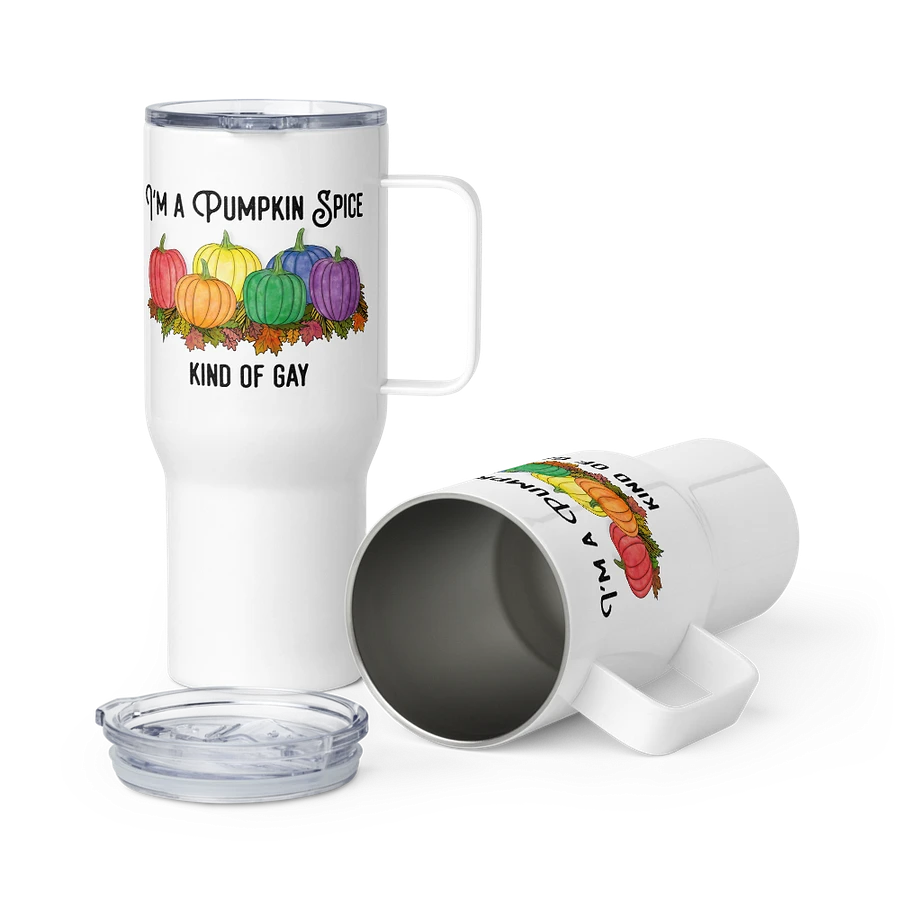 Pumpkin Spice Gay - Travel Mug product image (3)