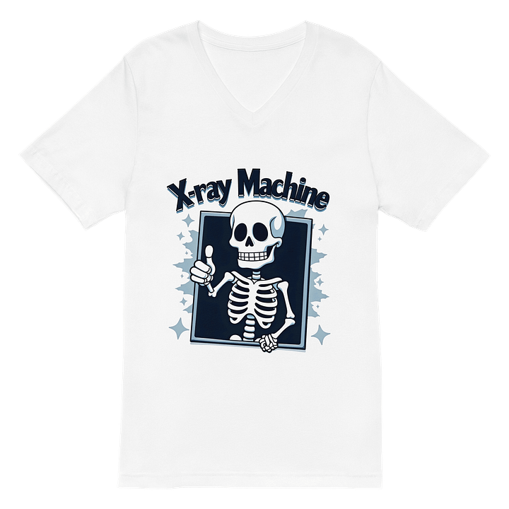 X-Ray Thumbs-Up Skeleton V-Neck Tee product image (2)