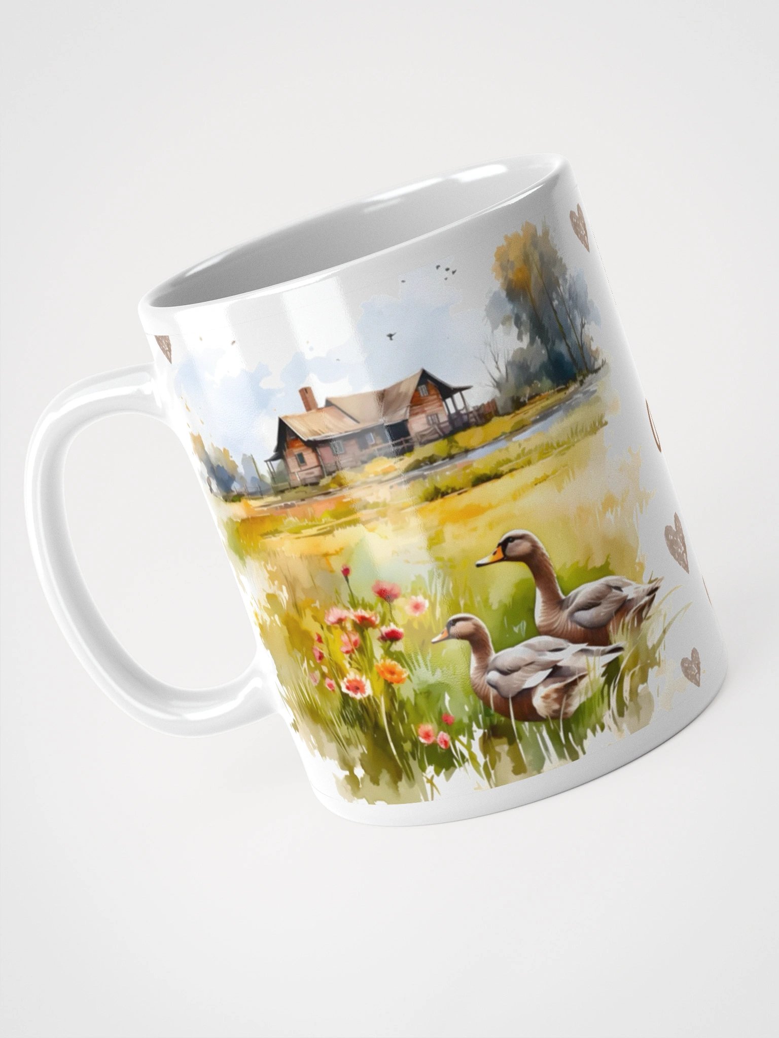 Feathered Embrace Farmhouse Mug product image (1)