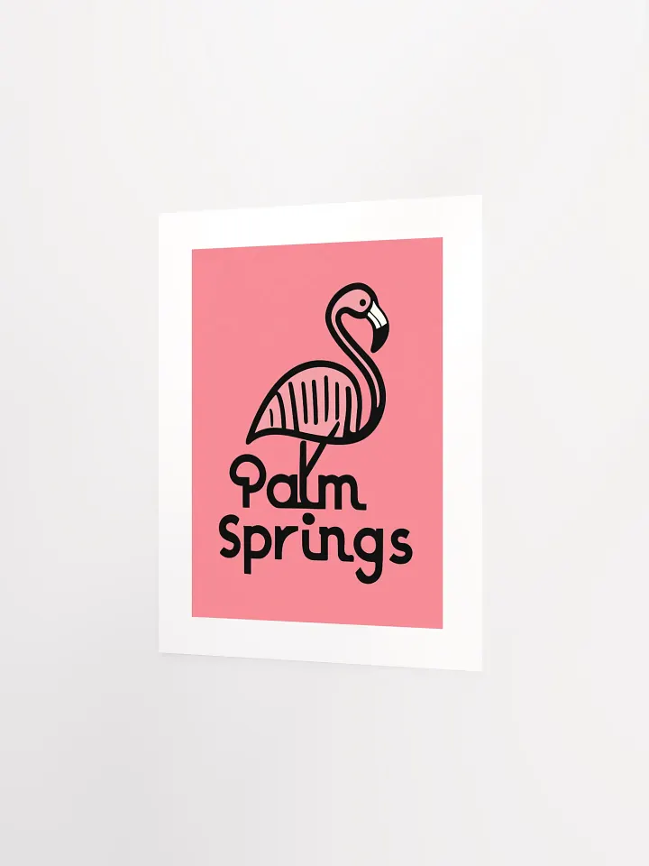 Palm Springs Pink Flamingo - Print product image (5)
