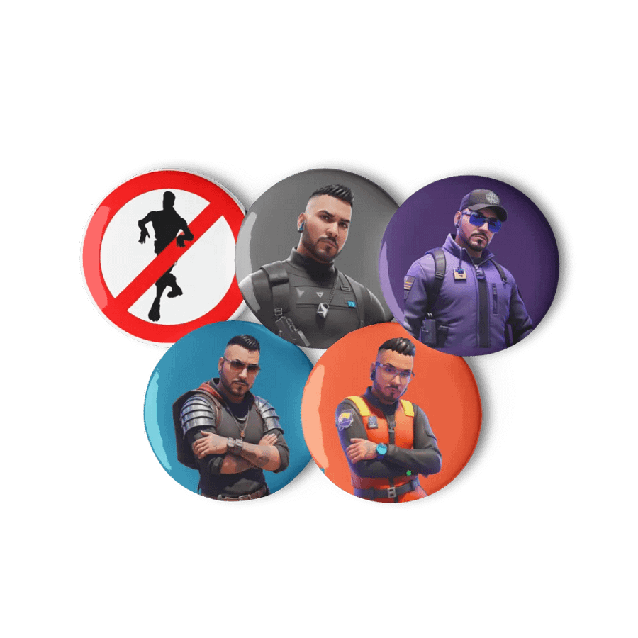 Fortnite Skin Pin Button Set (5-Piece) product image (11)