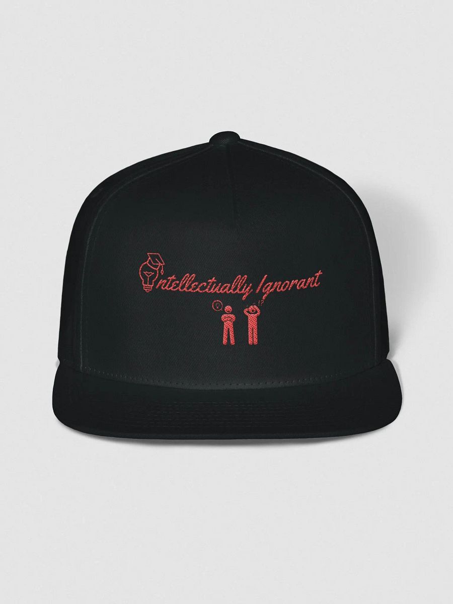 Intellectually Ignorant ( RED LOGO) Snapback hat product image (1)