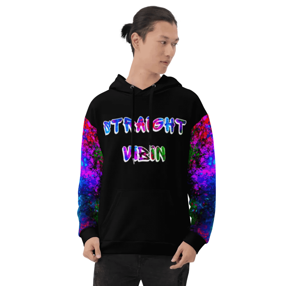 STRAIGHT VIBIN NEON COLOR FADE HOODIE product image (8)
