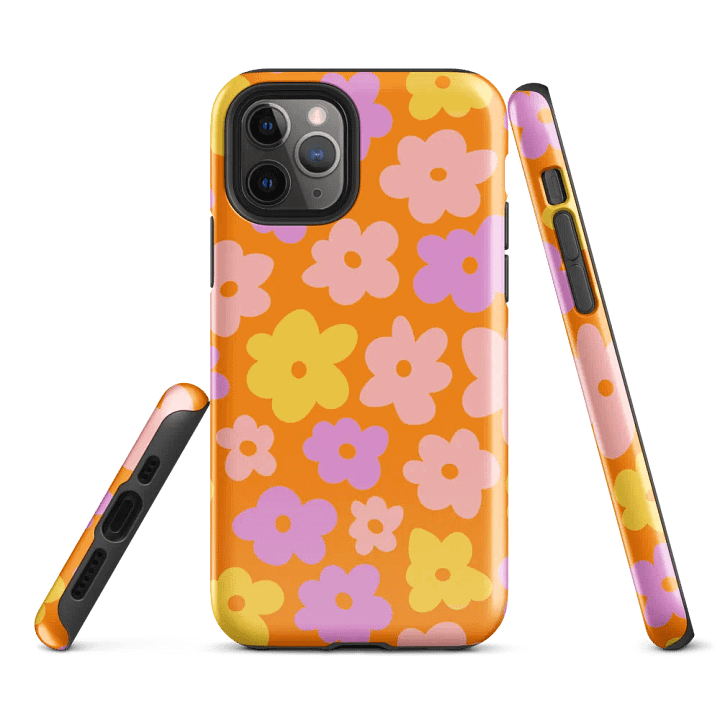 Cheerful Blooms Tough Case for iPhone® product image (2)