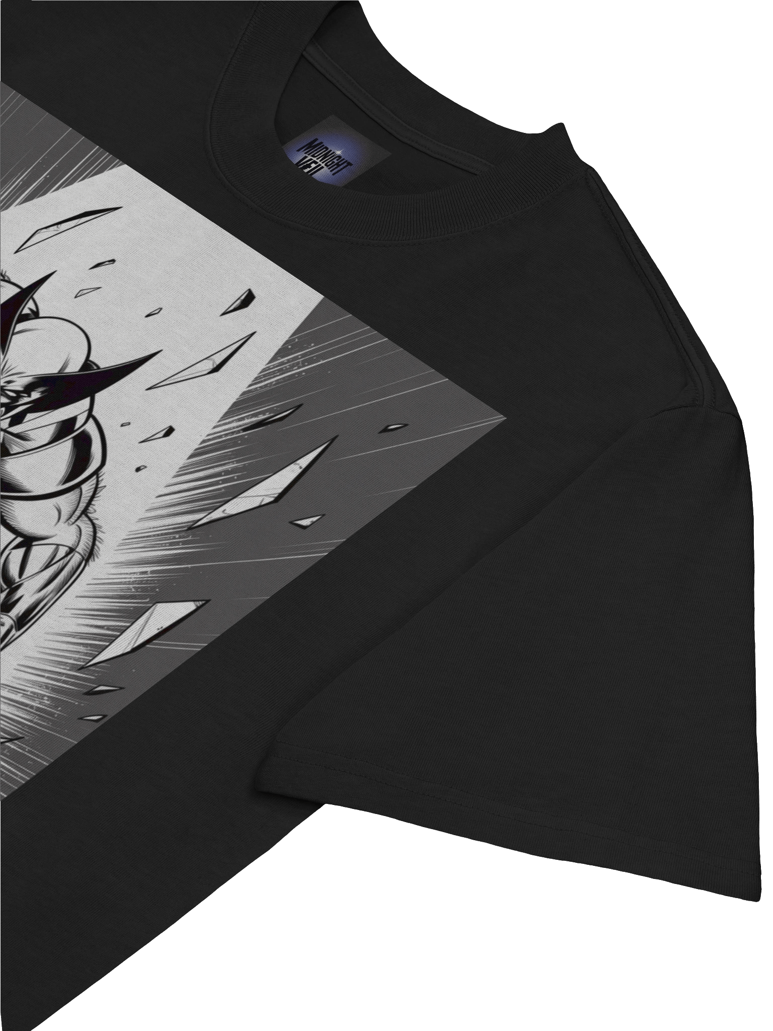 Fractured Fury: Wolverine Shattered Veil Oversized Faded T-Shirt product image (7)