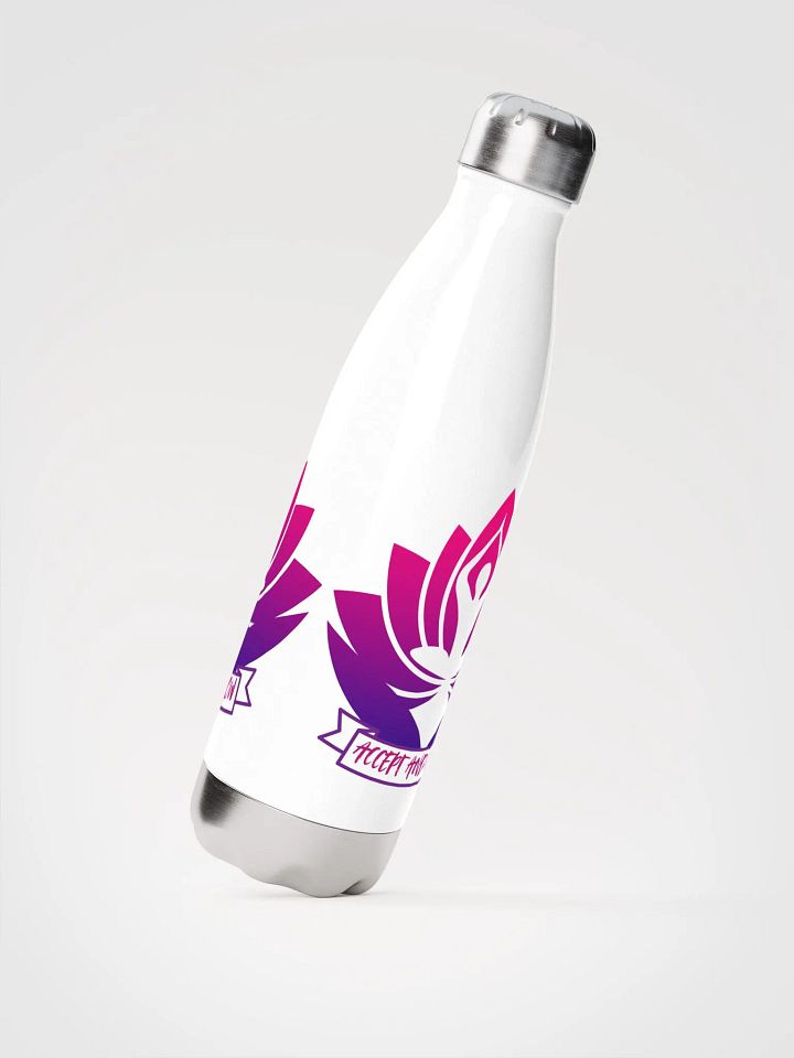 Accept and Grow Water Bottle | Inspirational Hydration for Personal Growth product image (2)