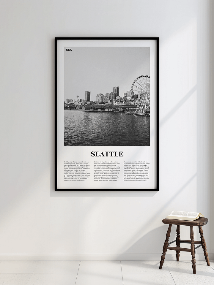 Seattle 03 Newspaper Poster product image (2)