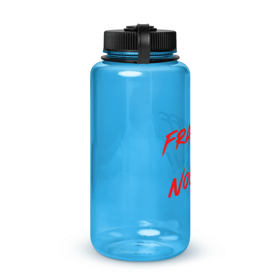 Bold Red 'FRAG OFF NOOB'!! Water Bottle product image (9)