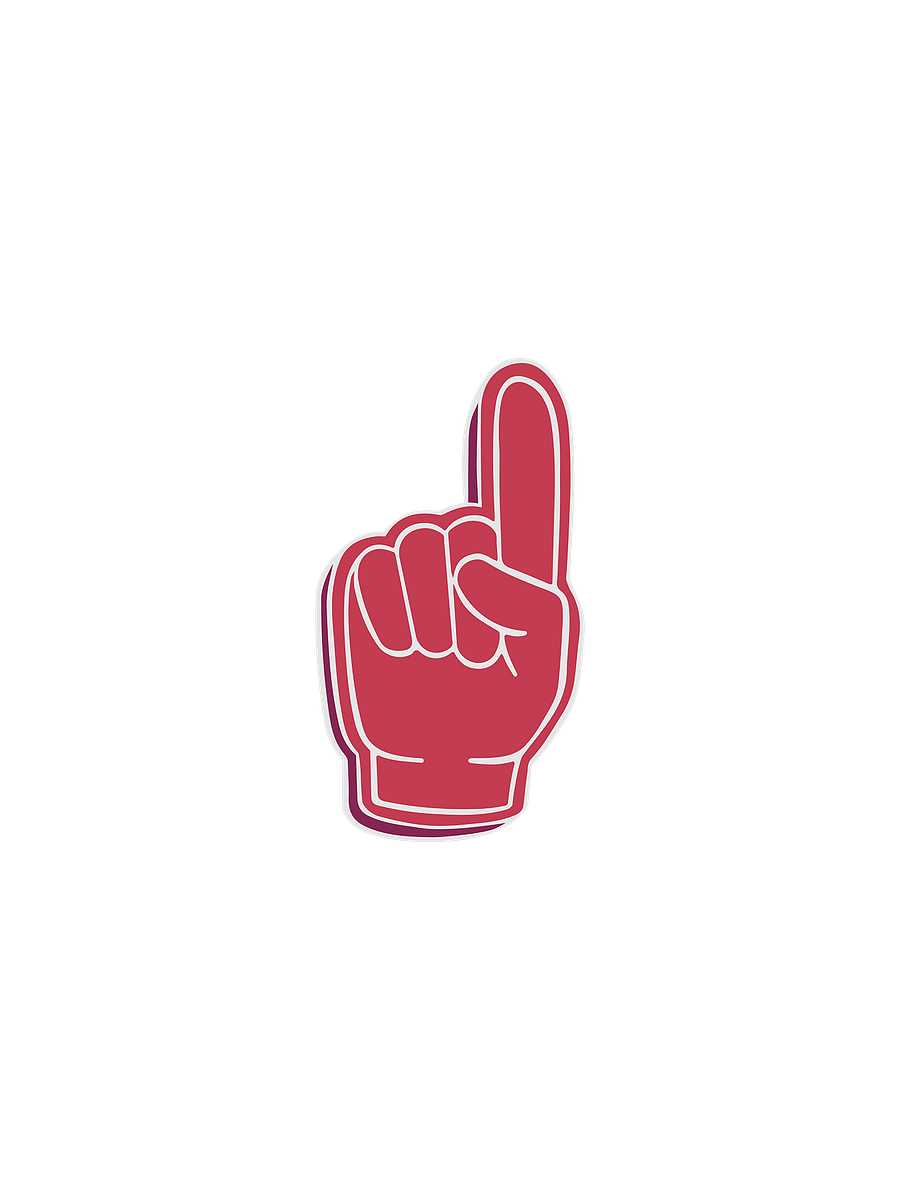 Foam Finger Pin product image (1)