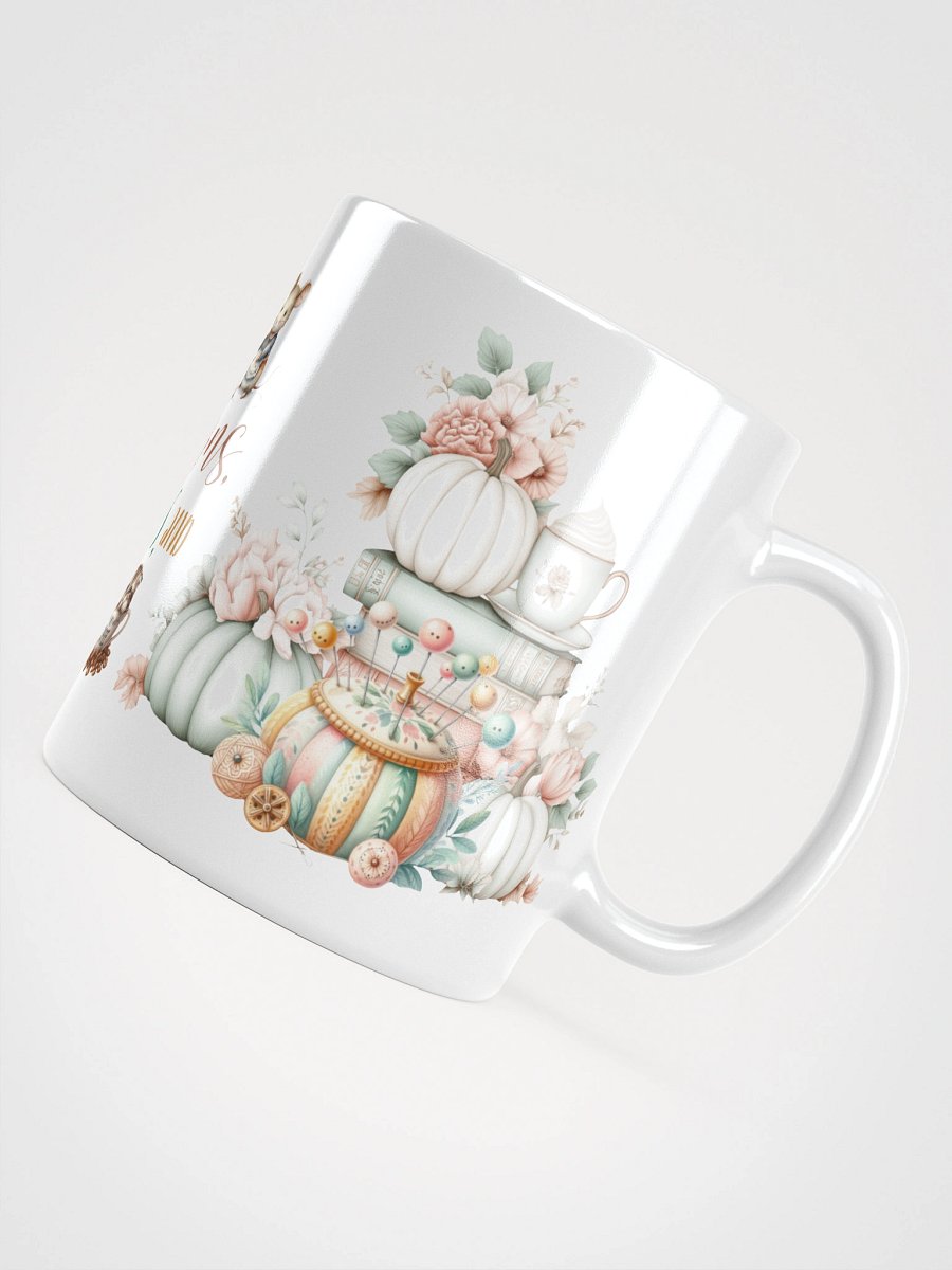 Autumnal Delights Pins Patterns Purrs Coffee Mug product image (6)