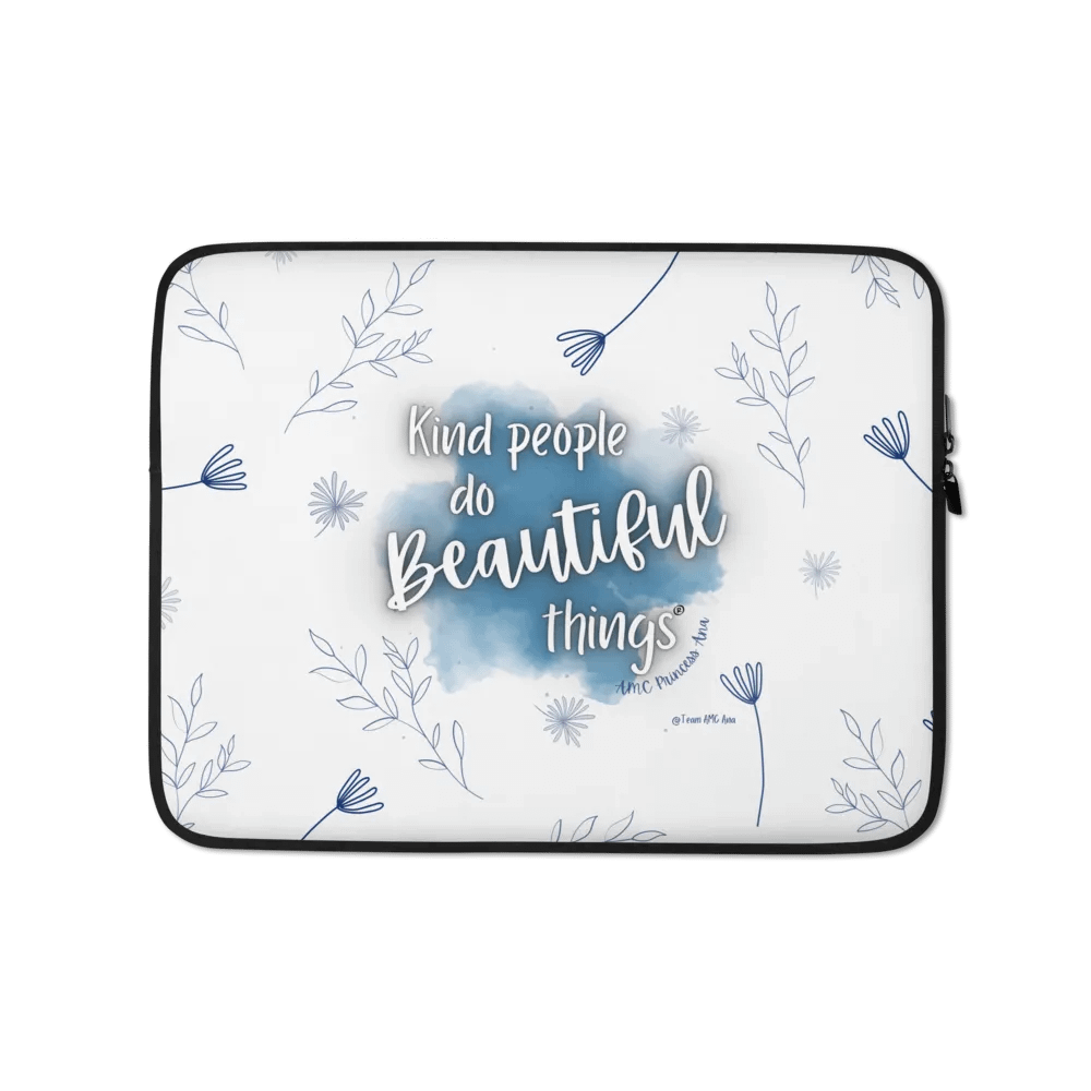 KPDBT - White/Blue Laptop Sleeve product image (1)