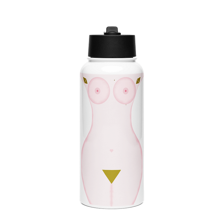 Abstracteros Glossy Steel Oasis Water Bottle product image (1)