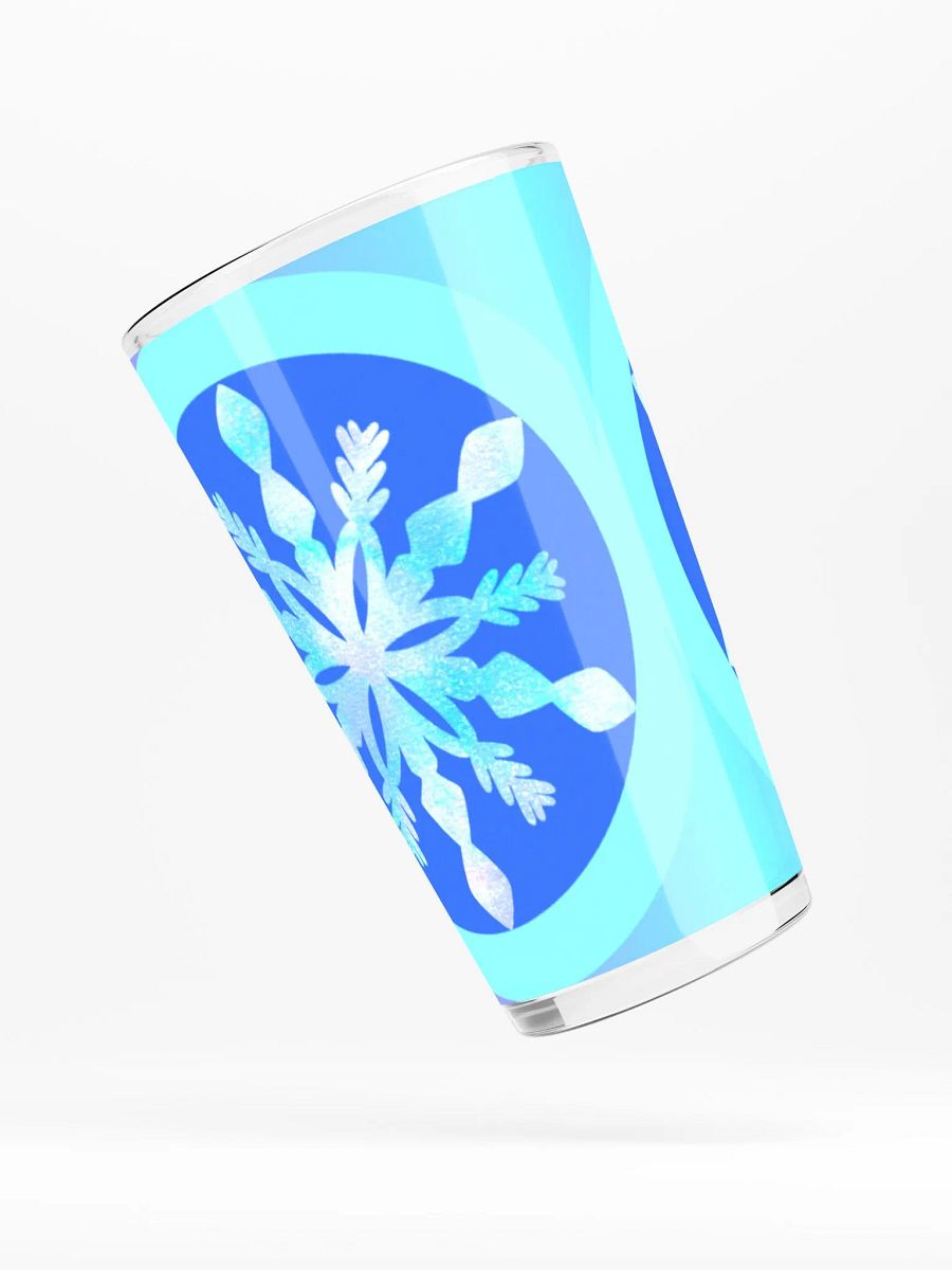 snowflake glass cup product image (4)