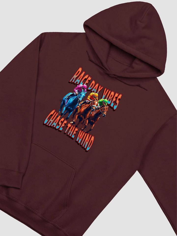 Race Day Vibes Chase The Wind Horse Racing Hoodie product image (5)