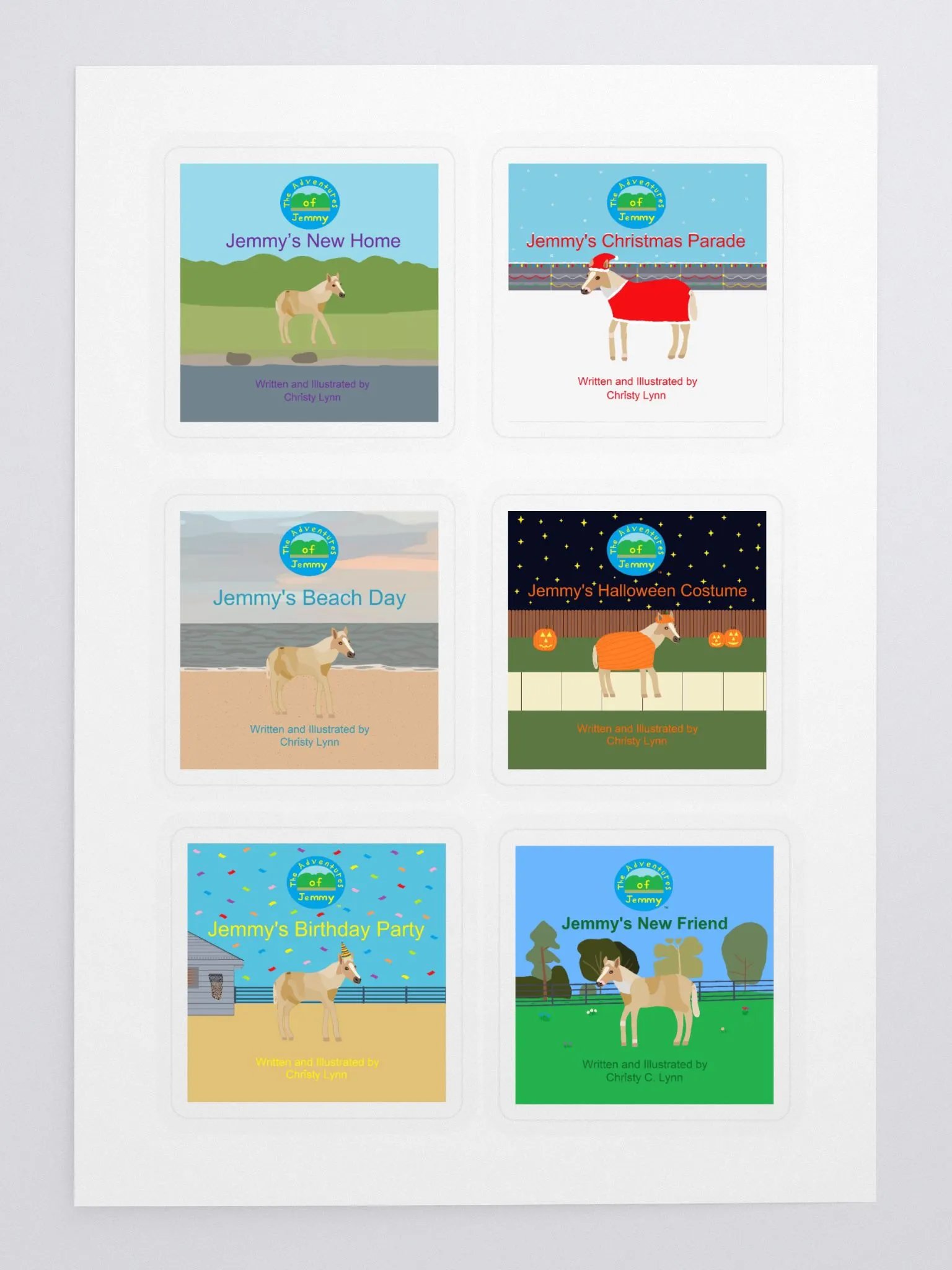Jemmy Book Cover Sticker Sheet product image (3)