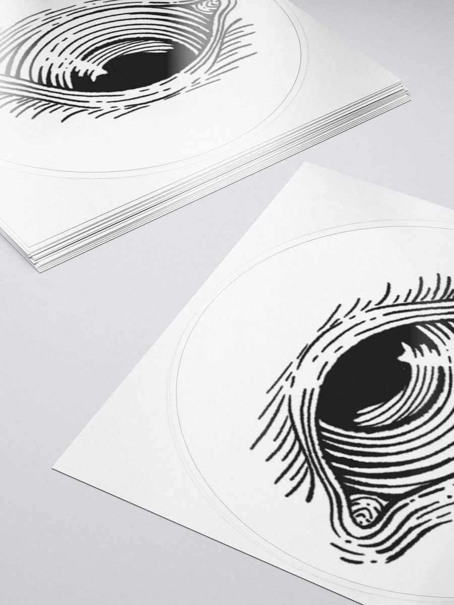 Woodcut Eye Sticker product image (5)