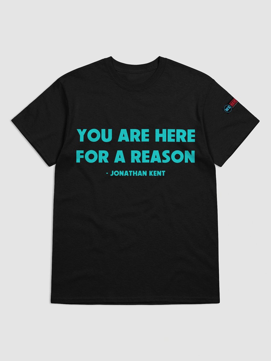 YOU ARE HERE FOR A REASON Quote Tee product image (1)