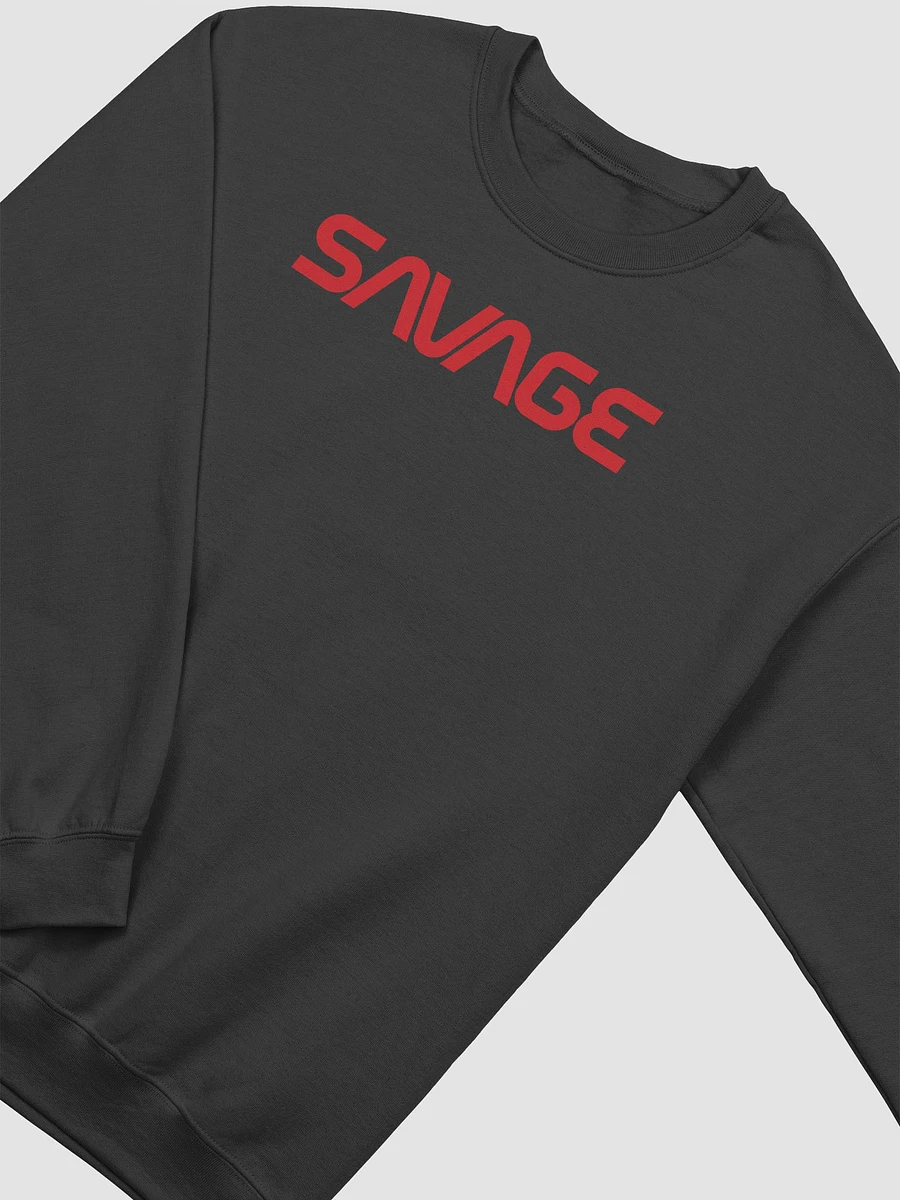 Savage Worm (Black) (Crewneck Sweatshirt) product image (3)