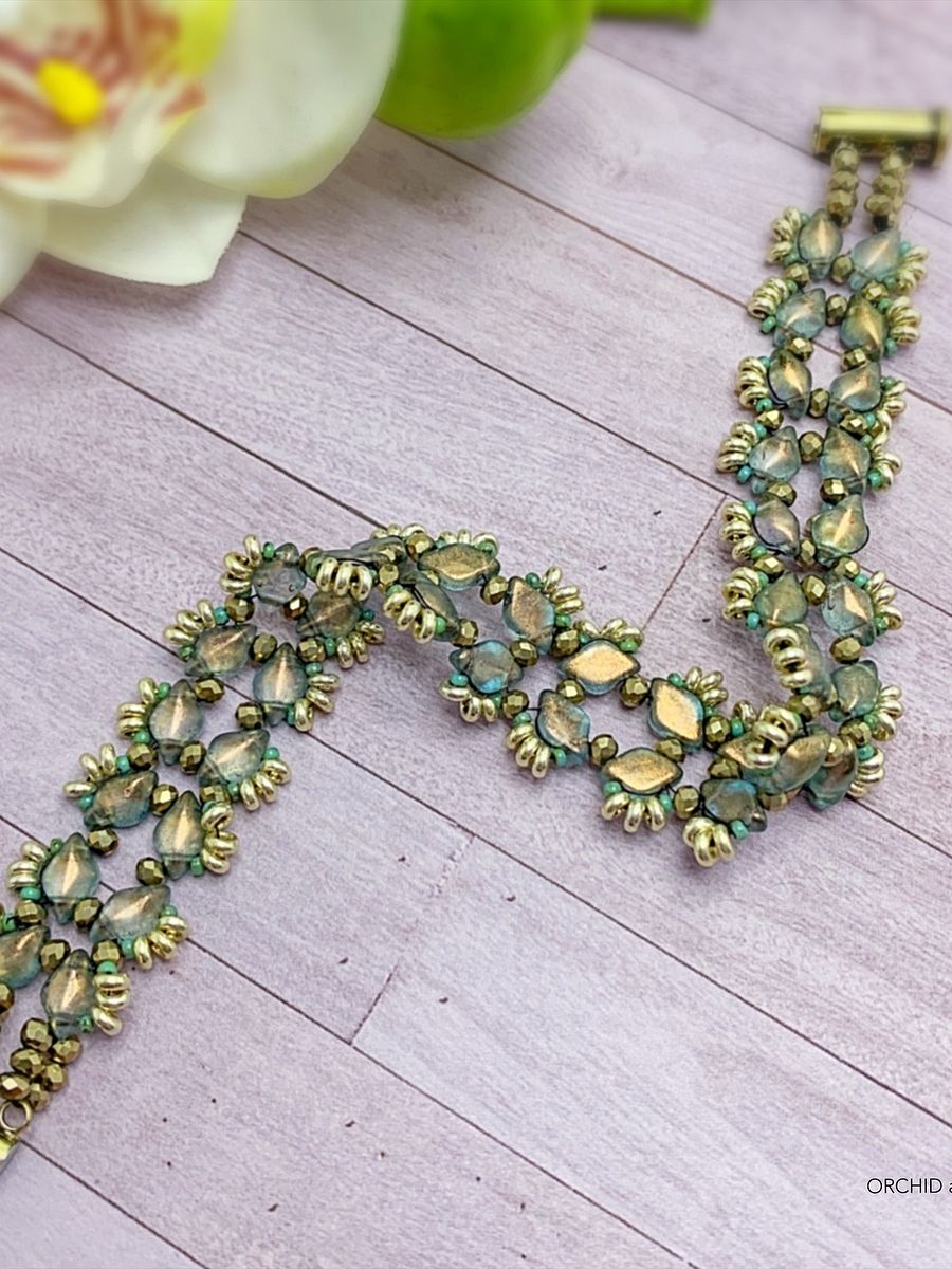 Beading Pattern – Starlight GemDuo Beaded Bracelet product image (12)