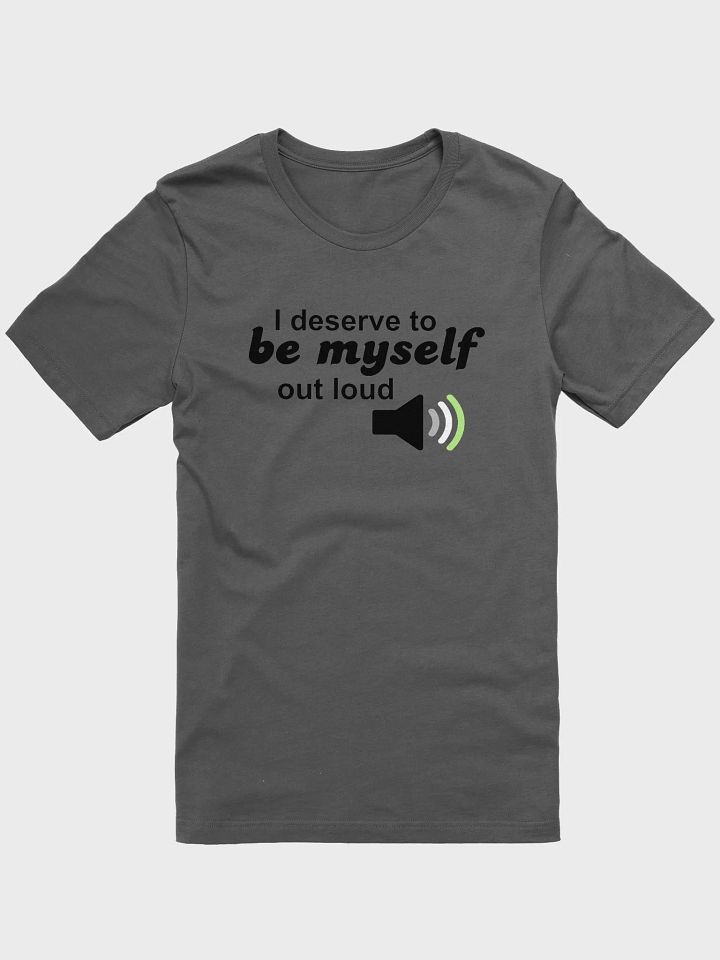 be myself out loud agender t-shirt product image (1)