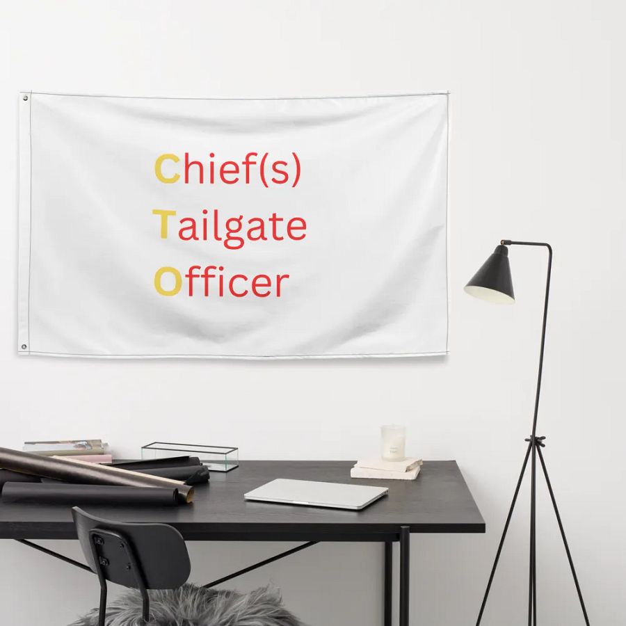 Chief(s) Tailgate Officer Flag product image (9)