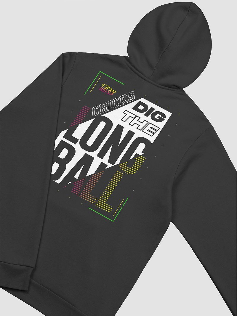 Chicks Dig The Long Ball Hoodie (White Strings)