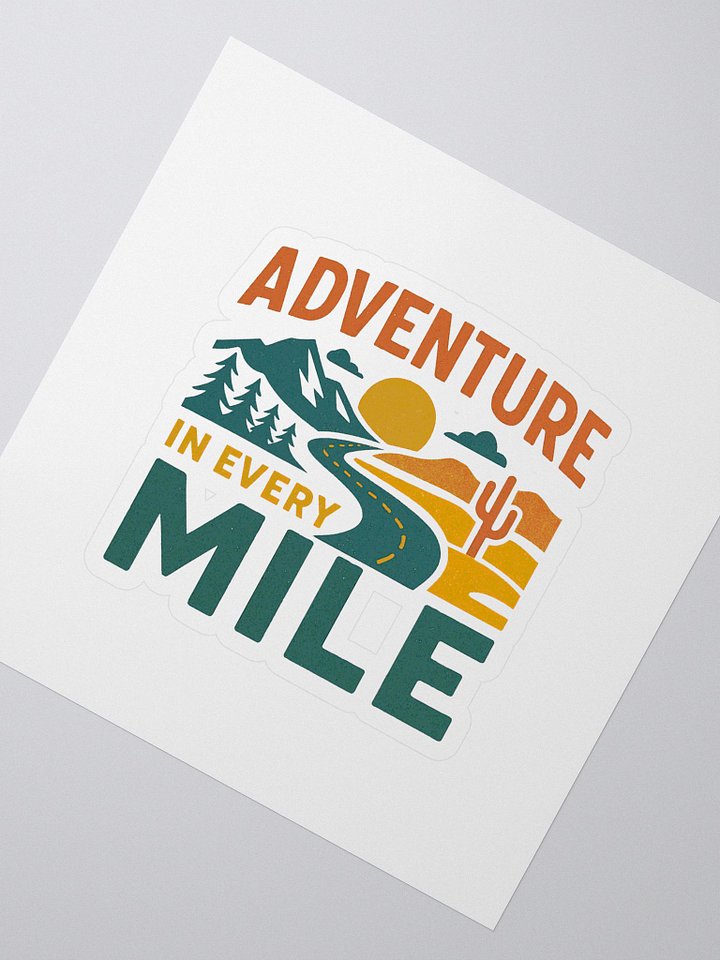 Adventure in Every Mile -Sticker product image (2)