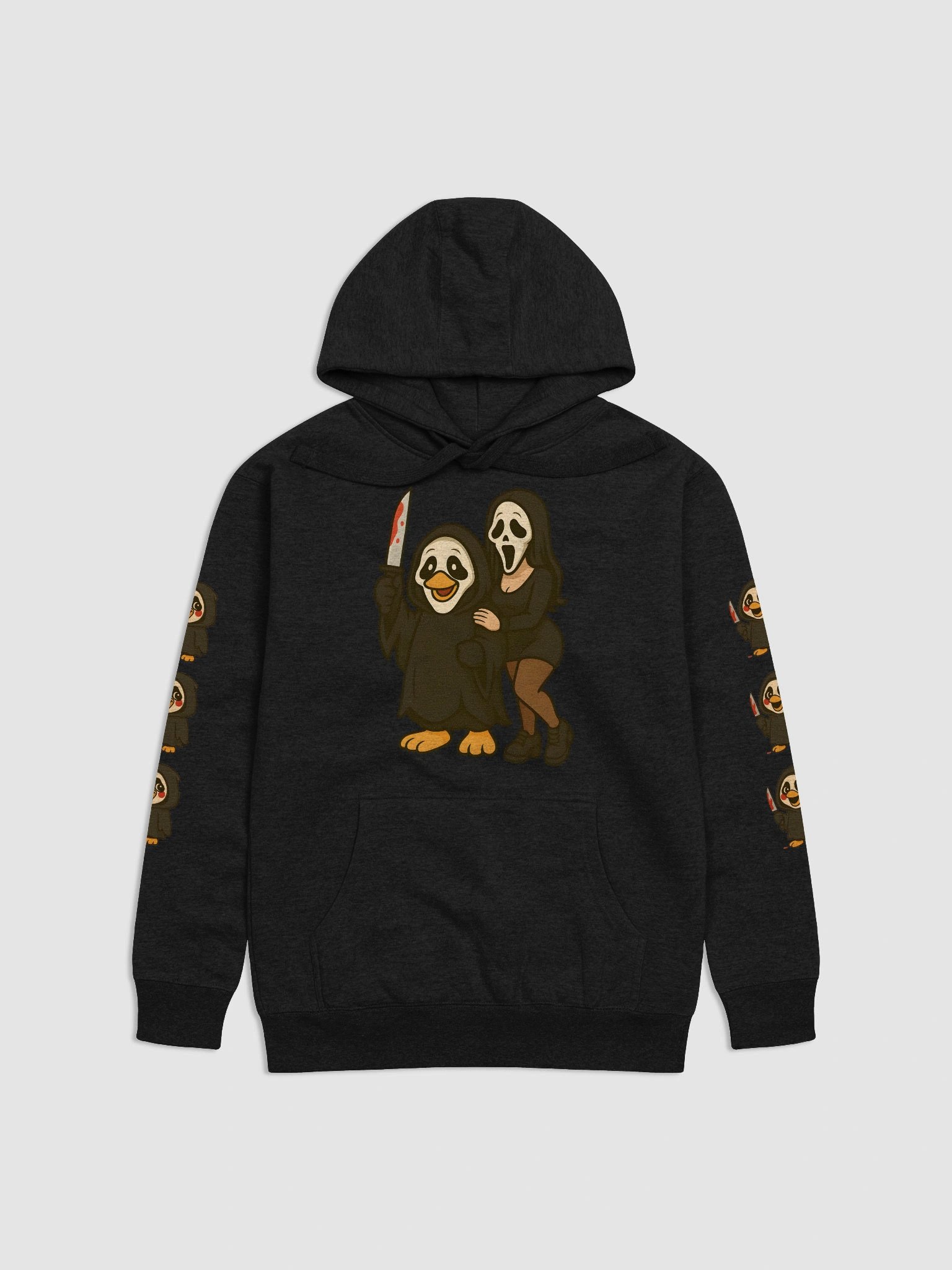 Bill With A Baddie (Sleeve Design) Unisex Premium Hoodie product image (3)