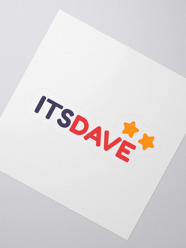 itsDave Sticker product image (2)