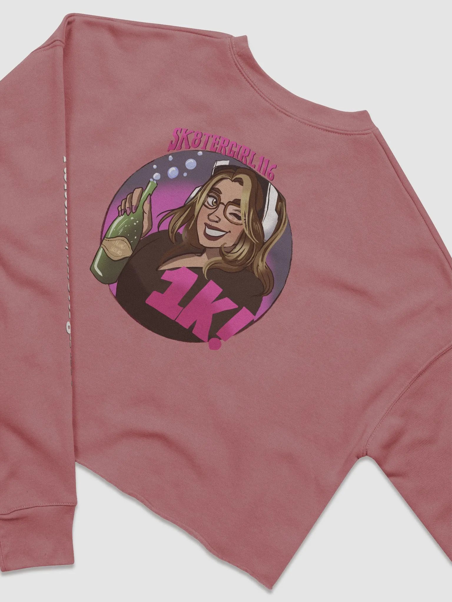 We Hit 1K - SK8 Cropped Long Sleeve product image (7)