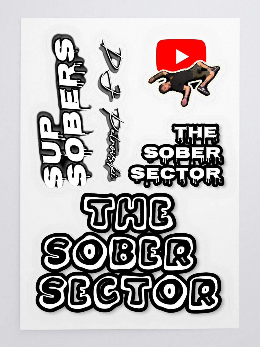 Sober Sector Sticket Sheet product image (3)