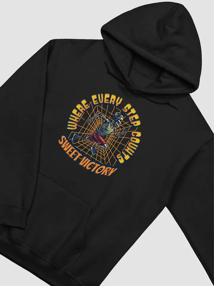 Where Every Step Counts Sweet Victory Runner Skeleton Hoodie product image (2)