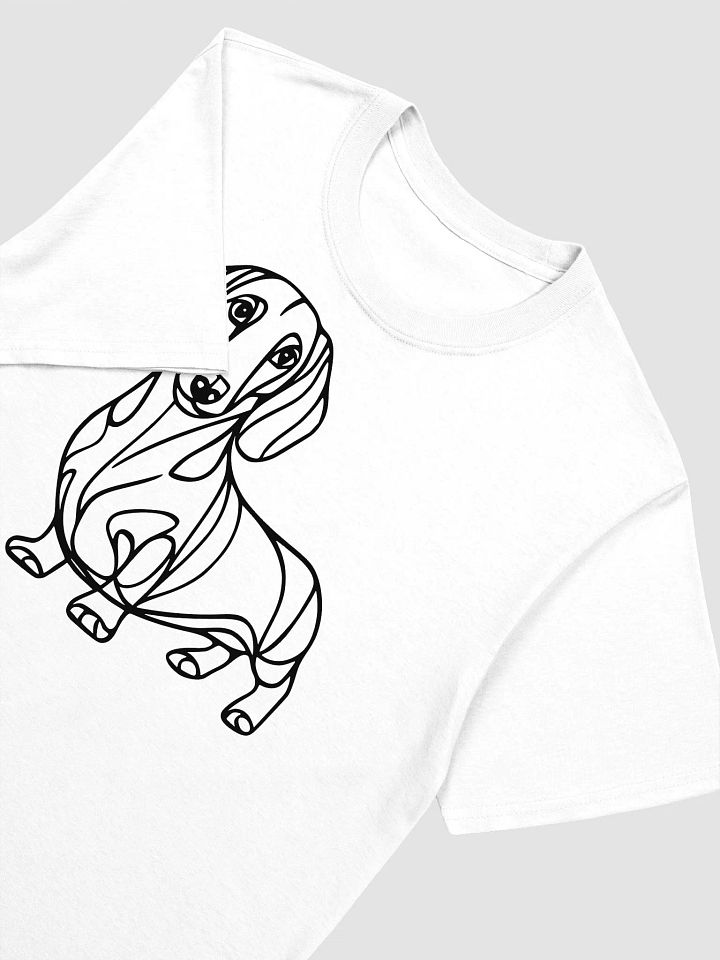 Minimalist Dachshund Line Art T-Shirt for Dog Lovers product image (8)
