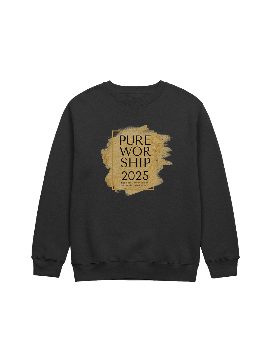 Pure Worship 2025 Regional Convention Sweatshirt – Minimalist Gold Design product image (1)