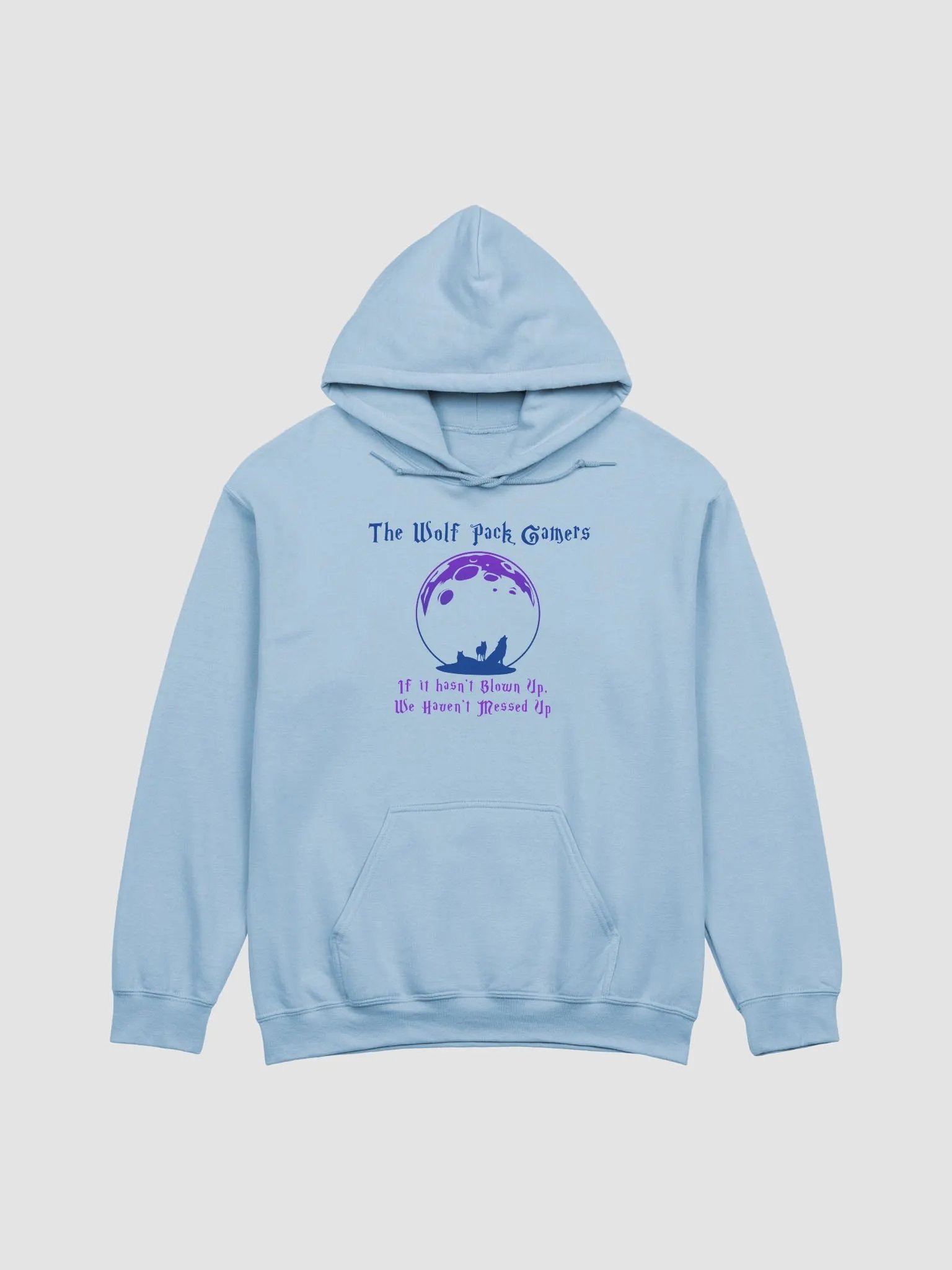 The Wolf Pack Gamers Gaming Motto Hoodie product image (1)