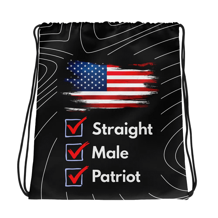 Drawstring Bag: Male Checklist product image (1)