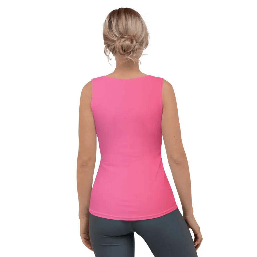 “Loved” Pink All-Over Tank product image (6)