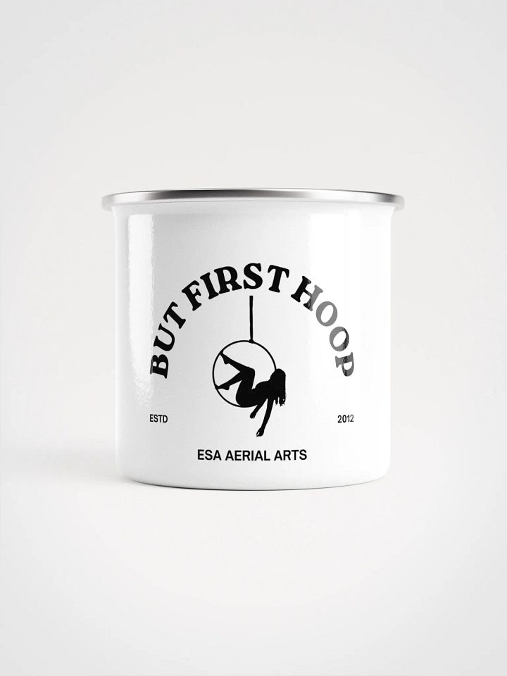 Hoop Silhouette Enamel Mug product image (1)