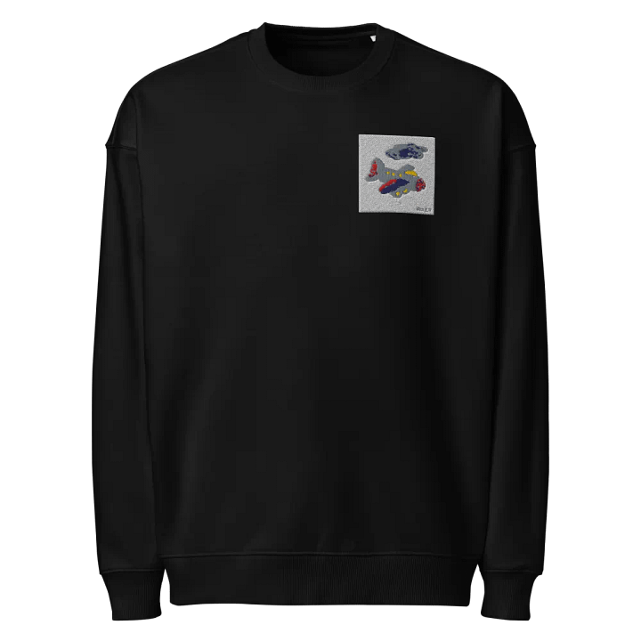 Kid Airplane (Stanley/Stella Unisex Organic Oversized Sweatshirt) product image (1)
