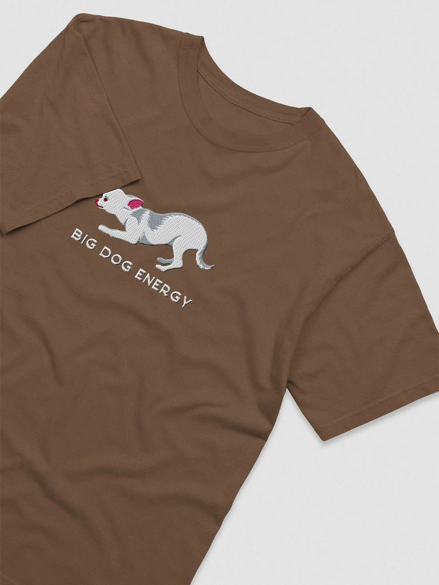 Big Dog Energy T-Shirt(Embroidered) of a Chihuahua(White) product image (6)