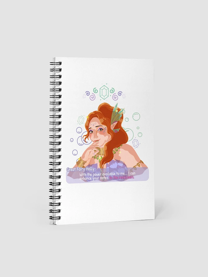 Great Fairy Holly Spiral Notebook product image (1)
