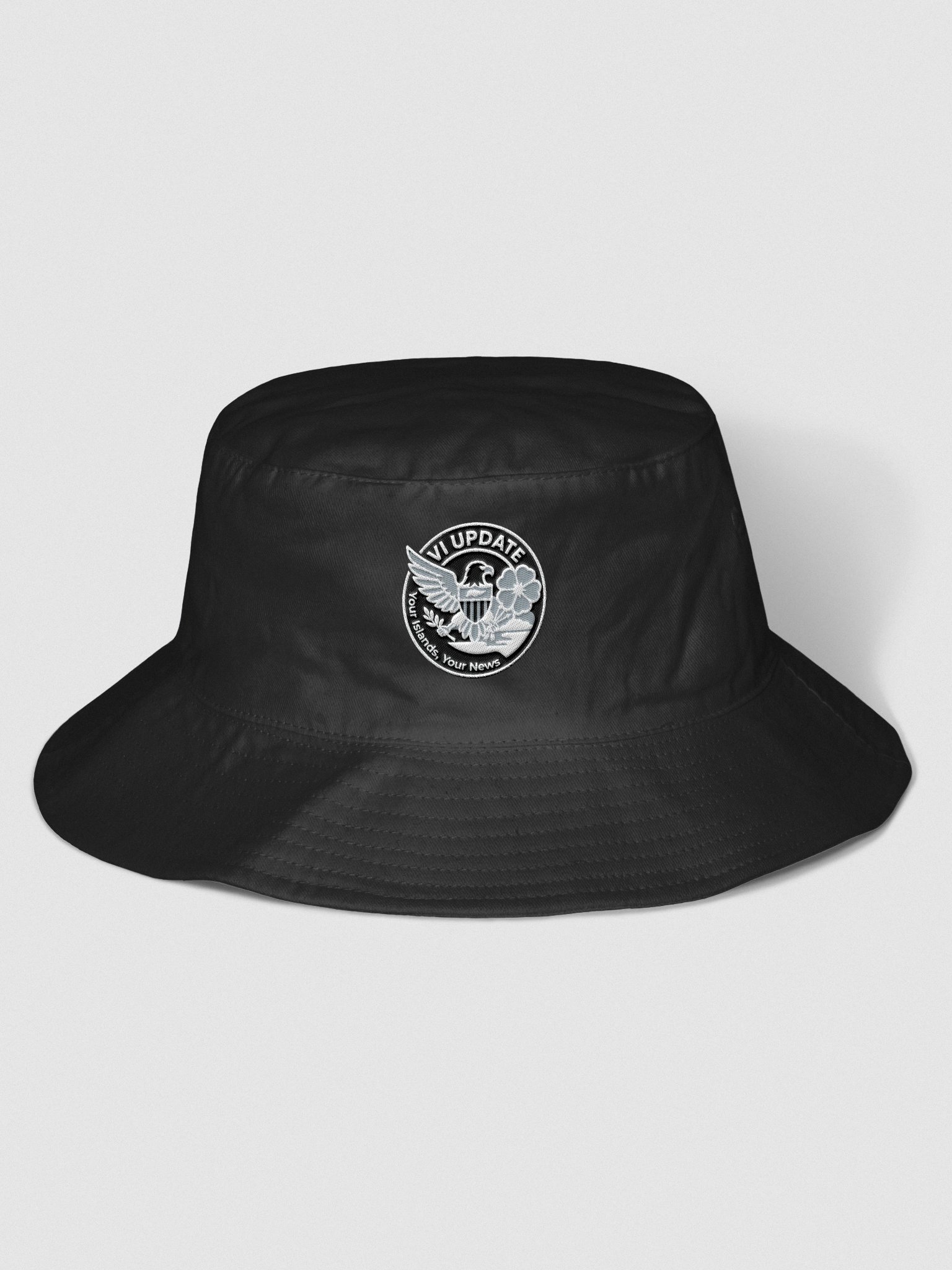 VI Update Island Watch FlexFit Bucket Hat – Stealth Seal Edition product image (1)